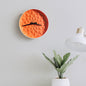 OEM ODM Orange Origami Ceramic Wall Clock – Handmade Modern Home Decoration