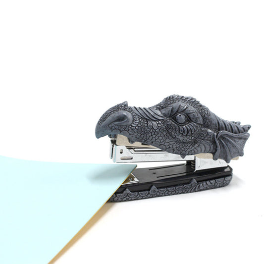 Resin Dragon Head Stapler – Unique Light Duty Manual Desktop Accessory & Home Decor