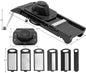 Handheld Mandolin Slicer – Multi-Blade Vegetable Chopper, Cutter & Grater for Kitchen