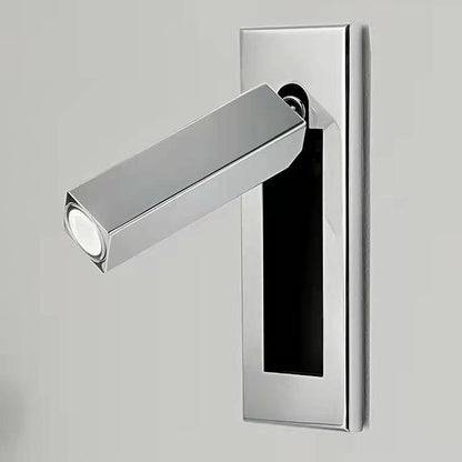 3W LED Rotatable Wall Lamp – Modern Embedded Reading Light For Bedroom & Hotel Rooms