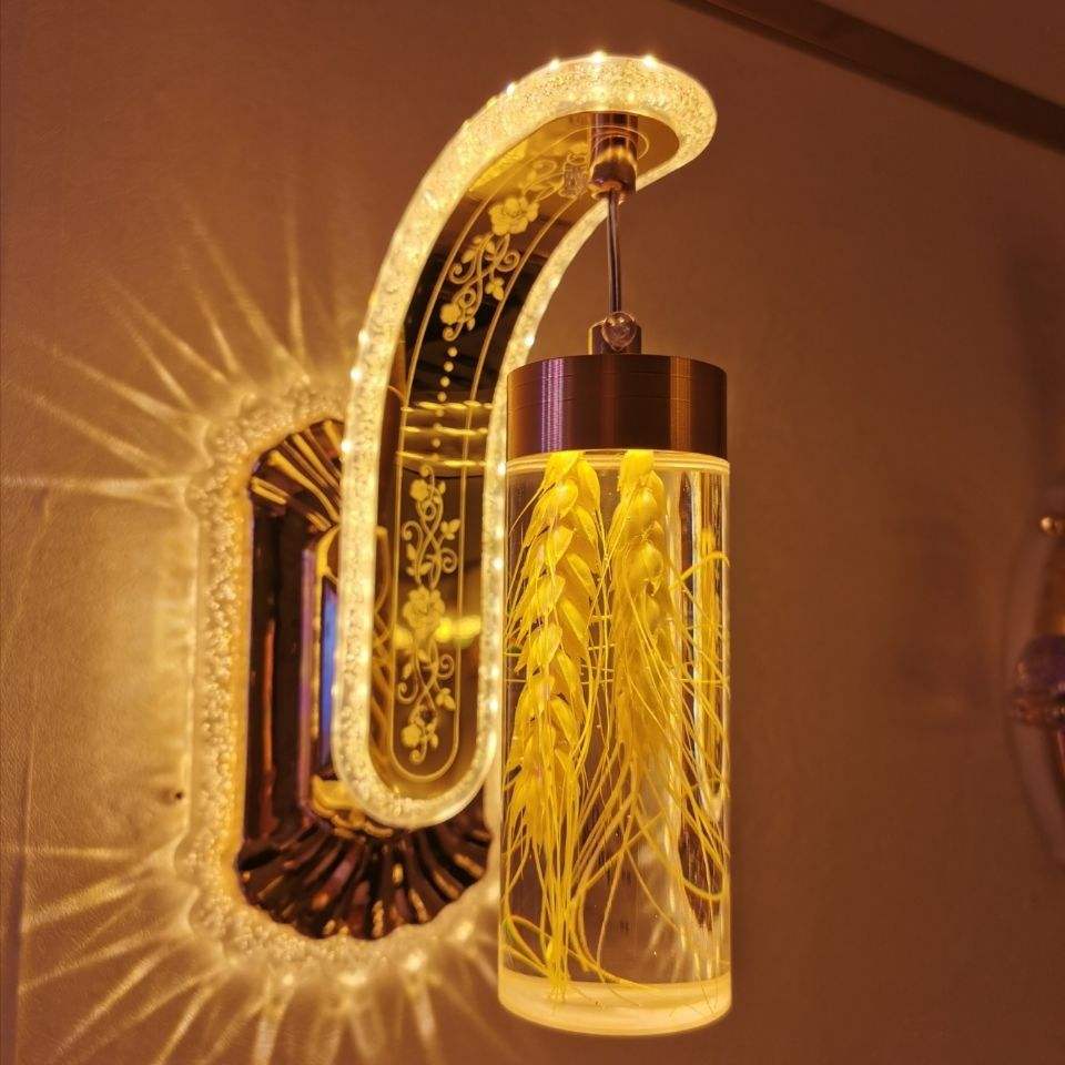 12W LED Indoor Wall Lamp – Real Flower Decorative Light For Bedroom, Living Room & Stairs