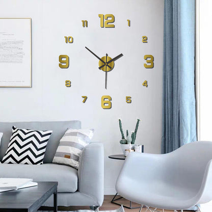 3D Luminous Digital Analog Wall Clock – Stylish LED Display With Glow Feature