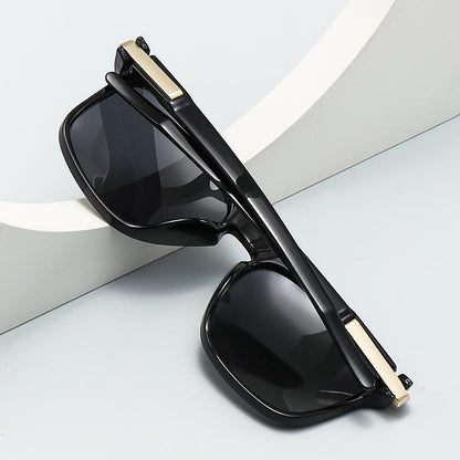 Fashion Square Retro Sunglasses – Photochromic Polarized Cycling Glasses For Men