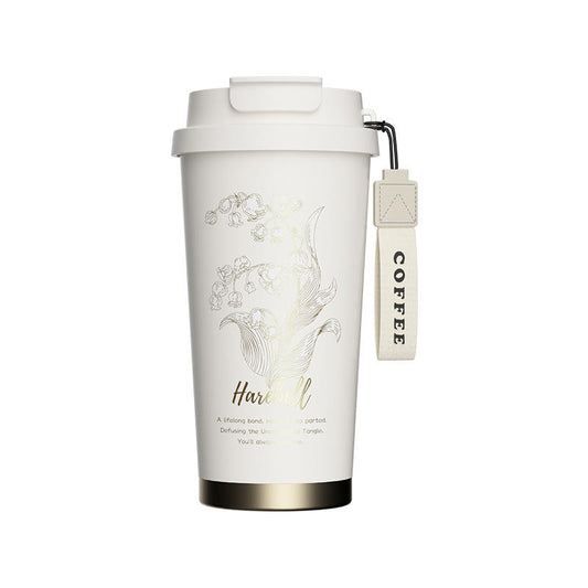 500ML Stainless Steel Thermos Cup – Vacuum Insulated Coffee Tumbler With Straw & Custom Logo