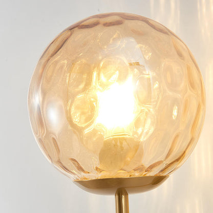 Golden LED Wall Lamp – Creative Indoor Light for Living Room, Bedroom & Corridor