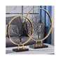 K&B Sea Tree Geometric Metal Showpiece – Vintage Abstract Home & Office Decor