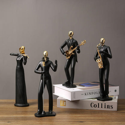 Creative Band Character Ornaments – Luxury Decorative Crafts For Home & Office