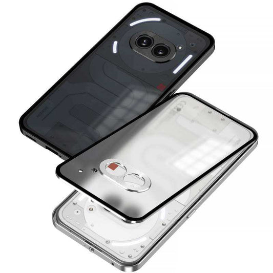 Metal Elastic Buckle Design Phone Case For Nothing Phone 3A/2A – High-Quality Anti-Fall Acrylic Back Cover