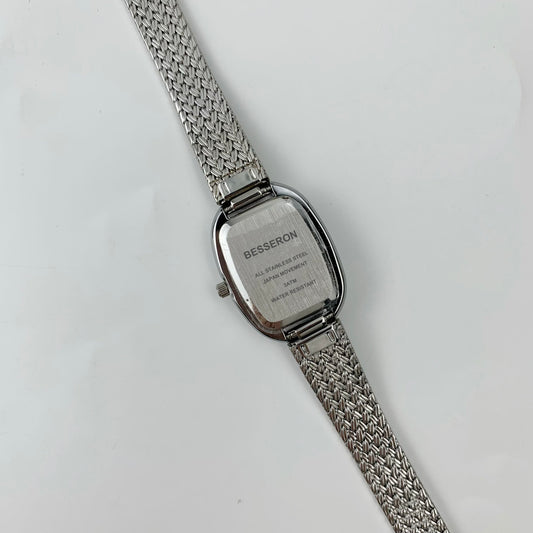 Women’s Slim Quartz Watch – Shiny Stainless Steel Waterproof Ladies Jewelry Wristwatch