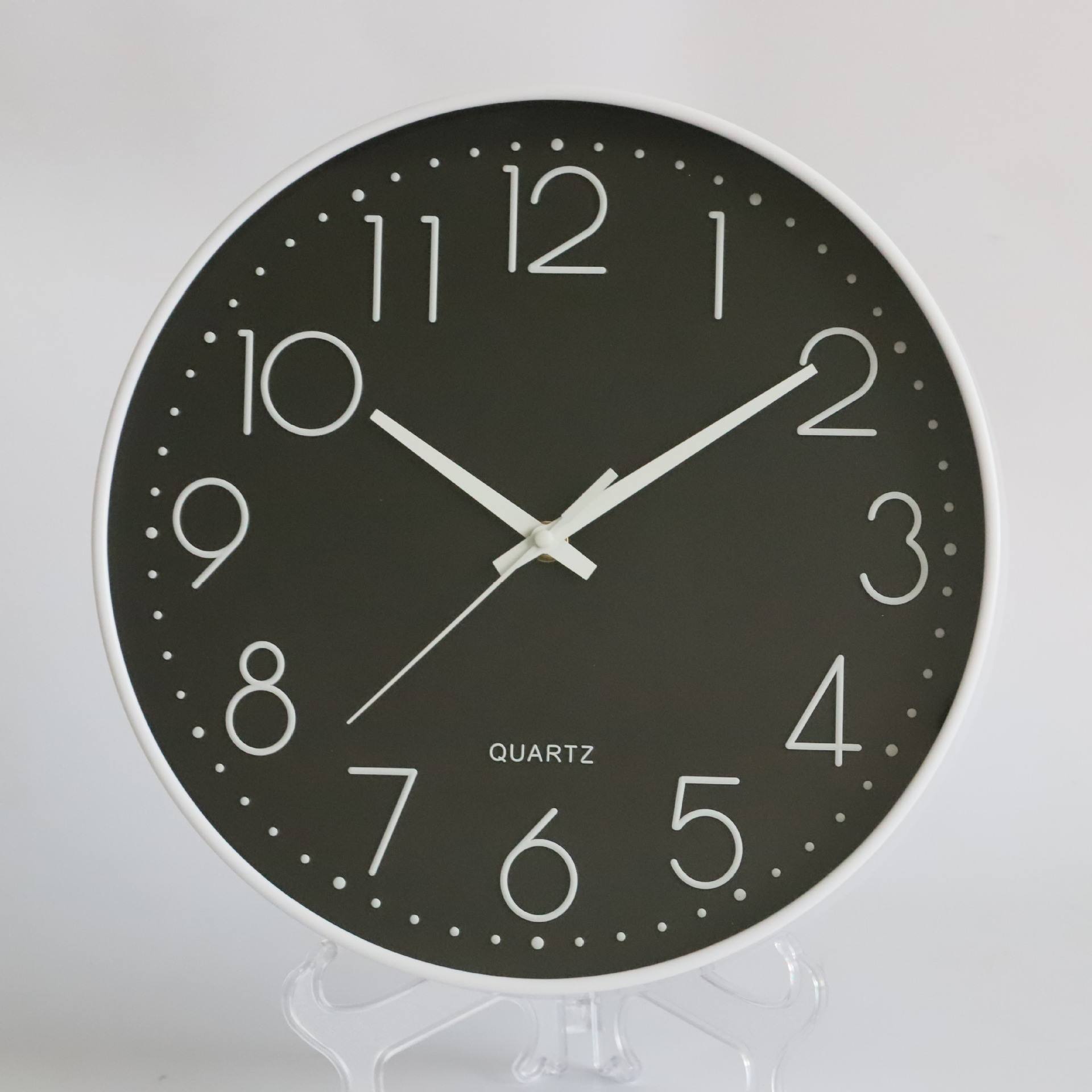 12 Inch 3D Mute Wall Clock – Modern Creative Home & Living Room Decor