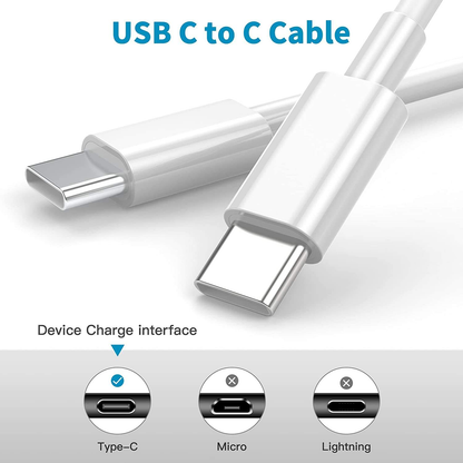 Factory Wholesale Type-C To Type-C Charger Cable – 3A Fast Charging & Data Cable For iPhone, Car & Mobile Use