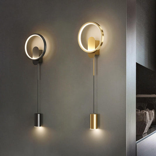 Luxury Gold Wall Lamp – Modern European Style Long Wall Light For Bedroom, Corridor & Living Room