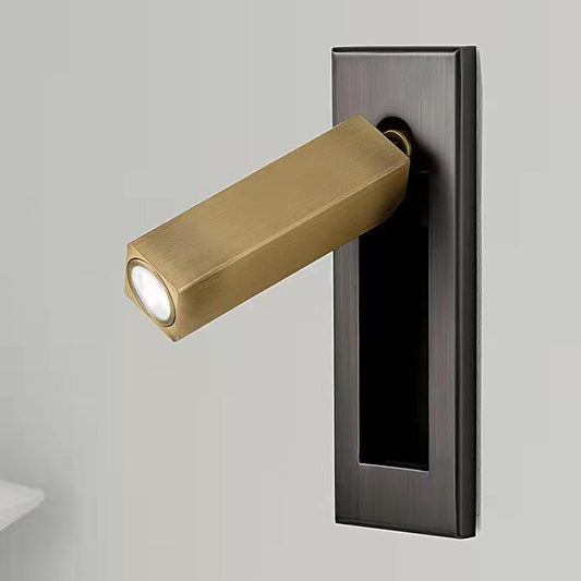 3W LED Rotatable Wall Lamp – Modern Embedded Reading Light For Bedroom & Hotel Rooms