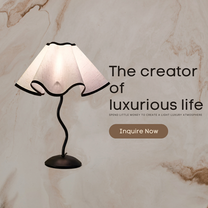 Modern Minimalist Bedside Table Lamp – Warm LED Night Light For Home Decor