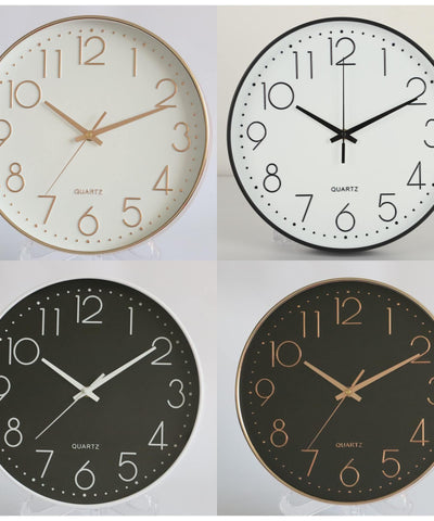 12 Inch 3D Mute Wall Clock – Modern Creative Home & Living Room Decor