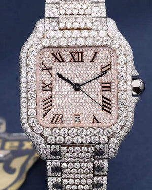 2025 Men’s Luxury Watch – Black Dial Chronograph Waterproof Wristwatch with Silicone Band