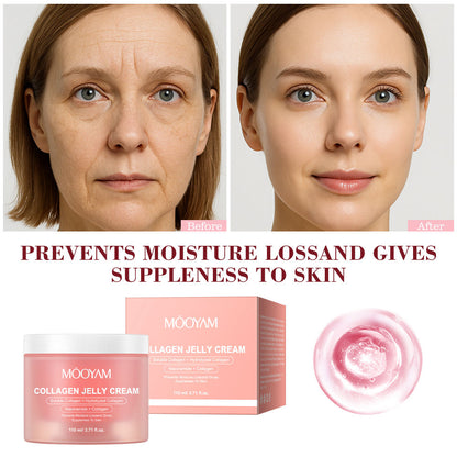 Custom Glowing Lightening Face Cream – Overnight Collagen & Niacinamide Jelly Moisturizer
