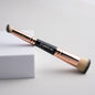 Luxury 2-in-1 Vegan Double Ended Makeup Brush – Custom Logo Rose Gold Brush Set