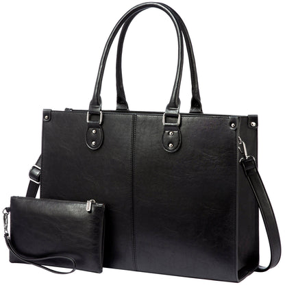 Custom Hot Sale Women’s Office Tote Bag – Waterproof PU Leather Laptop Shoulder Messenger Bag