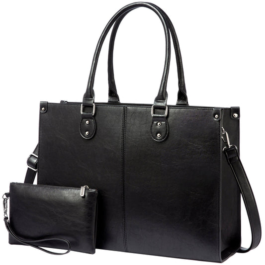Custom Hot Sale Women’s Office Tote Bag – Waterproof PU Leather Laptop Shoulder Messenger Bag