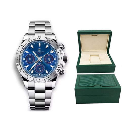 Men’s Waterproof Moissanite Watch – Custom Mechanical Diamond Fashion Watch With Band