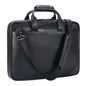 New Arrival Black Leather Office Briefcase – Men’s Business 14’’ Laptop Portfolio Bag
