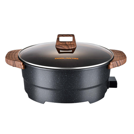 7.5L Large Electric Skillet – Non-Stick Hotpot With Divider, Multifunctional Cooking Appliance