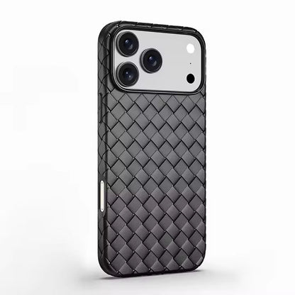 Custom Woven Texture TPU Phone Case For iPhone 17 Series – Heat Dissipation Protective Mobile Cover