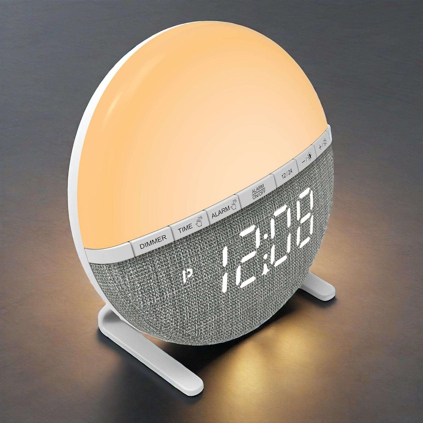 2025 Sunrise Alarm Clock With Smart Wake-Up Light | Dimmable Bedside Sleep & Wake Lamp With Alarm