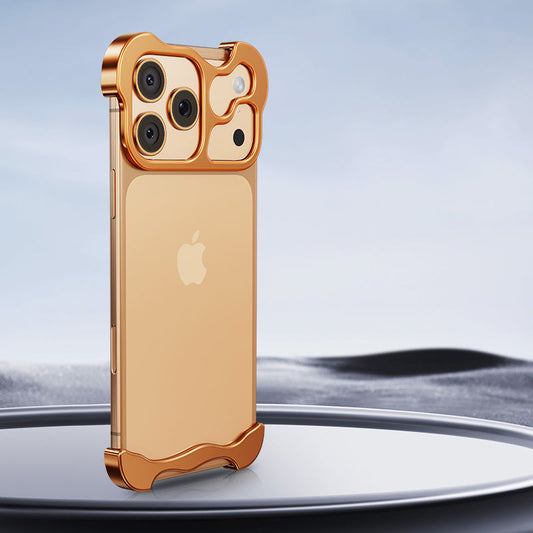 Ultra-Thin Aluminum Alloy Frame Lens Protector Cover For iPhone 12–17 Pro Max – New Design