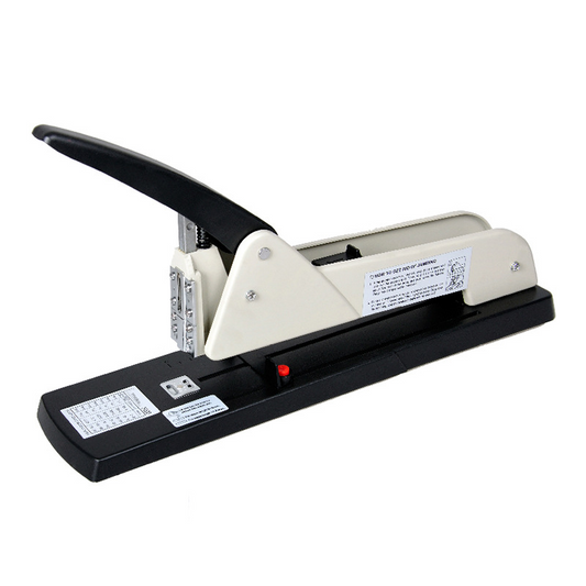 Heavy Duty Long Arm Metal Stapler – Industrial Manual Stapler For Large Paper & Notebooks